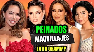 Latin Grammy 2024 PEINADOS y MAQUILLAJES los MEJORES LOOKS de belleza [upl. by Matless659]