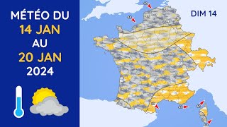 Météo du Dimanche 14 au Samedi 20 Janvier 2024 [upl. by Eiramac]