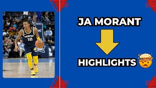 Ja Morant Electrifying Highlights That Will Leave You Speechless 🤯 [upl. by Maxwell]