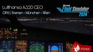 MSFS 2024  Realistic Lufthansa OPS  BremenEDDW  MünchenEDDM  WienLOWW  VATSIM [upl. by Kohsa]