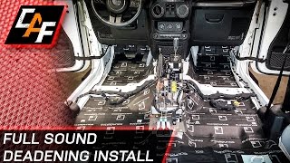 Full Interior Sound Treatment  BETTER SOUND  JEEP Build  CarAudioFabrication [upl. by Jamesy]