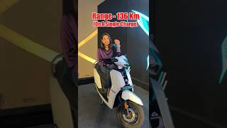 Electric Scooter with 136range ampere nexus ytshorts shortsfeed shortsvideo [upl. by Lehctim]