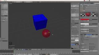 Blender  make object transparent in the viewport and rendering [upl. by Leamsi]