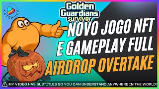 Novo Jogo NFT da OVERTAKE o GOLDEN GUARDIANS com Gameplay Completa [upl. by Noella]