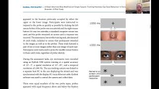 Carey Attention Bias Modification Improves Eye Gaze Behaviour in Social Anxiety Disorder [upl. by Jannery222]