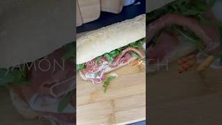 Jamón Sandwich 🥓🥪 jamonespaña serrano sandwich rezepte food cooking recipe essen foodie [upl. by Barbara875]