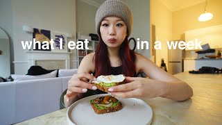 what i eat in a week super easy  quick meals [upl. by Yrebmik284]