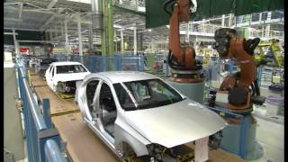 Mercedes AClass production  Rastatt Germany [upl. by Ainslie835]