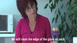 Pebeo  Vitrea 160  How to Paint on Glass with a Sponge [upl. by Shields]