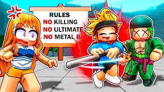 ONE PIECE GROUP Had RULES So I BROKE THEM ALL Roblox [upl. by Dessma]