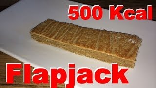 Flapjack Riegel mit 500 Kcal  Masseaufbau Snack selber machen [upl. by Grimes]