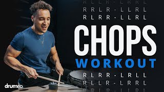 5Minute Paradiddle Chop Workout w ZackGrooves [upl. by Nerrak]