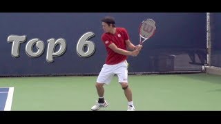 Top 6 Greatest TwoHanded Backhand Players EVER [upl. by Jahn904]