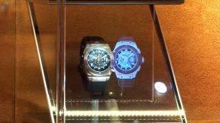 The smallest holographic display nanoholo presented at the Hublot boutique Place Vendôme Paris [upl. by Attenov778]