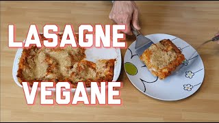 LASAGNE VEGANE al forno Con ragù di lenticchie piselli funghi e besciamella vegana fatta in casa [upl. by Hadihsar]