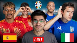 Spain vs Italy UEFA EURO 2024 Live Watchalong [upl. by Maurey143]