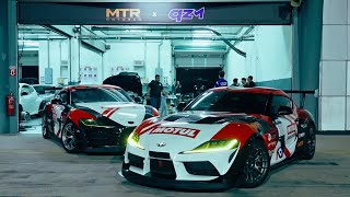 Motul x MTR Twin Supras at Rzer Tarmac Attack Round 1 [upl. by Akienahs]