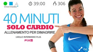 Super Cardio Allenamento Per Dimagrire E Bruciare Calorie [upl. by Bywaters]