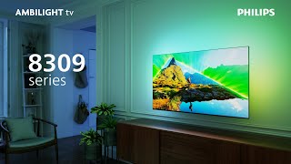 Philips 8309  Ambilight TV  4K UHD  Titan OS [upl. by Nelo]