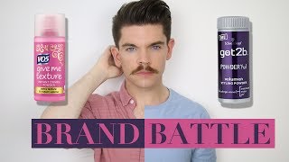 VO5 Give Me Texture Powder vs Got2b powder  Brand Battle [upl. by Ahtanoj]