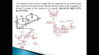 Reactions at the point of supports in Roller 1 [upl. by Siravart]