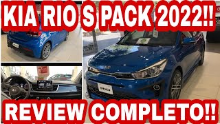 Kia rio 2022  Review completo  Kia rio s pack 2022  Kia rio s pack hatchback 2022  en español [upl. by Euqilegna964]