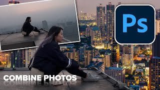 how to combine and blend photos in Photoshop [upl. by Thaddeus]