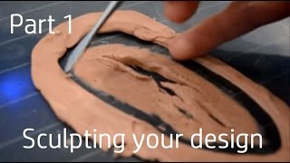 How to make prosthetics  PART 1 Sculpting [upl. by Menis]