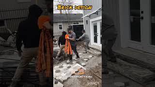 K384 Design Brick laying technique 🔥🔥🔥shorts construction [upl. by Janaye673]