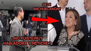 ESTO NO PUEDE SER PERIODISTA MUESTRA DESDE ADENTRO DEL SENADO CEPILLADA QUE LE DIÓ A XOCHITL GÁLVEZ [upl. by Roban]