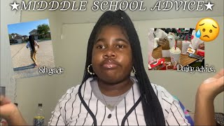 MIDDLE SCHOOL ADVICE￼advice for upcoming middle schoolers  drama relationships etc ✮ [upl. by Eenar26]