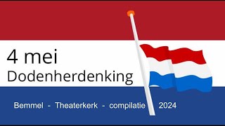 Bemmel  Dodenherdenking in Theaterkerk  2024 [upl. by Luzader]