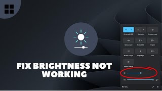 How to Fix Brightness Not Working on Windows 11 PC [upl. by Supen435]