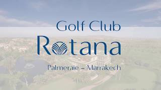 Rotana Golf Club Marrakech Palmeraie  drone aerial video  Overview short [upl. by Ahsieyk]