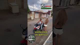 GTA na vida real 🤪 gtamusic gta gtasanandreas gtathemusiclocker hiphop divertido [upl. by Nyrak]