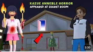 Zombie Kazue Anneble Horror Appeared at night in Secret Room  Sakura school simulator [upl. by Yarak]