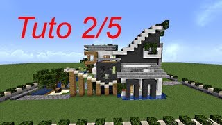 Minecraft  le guide du constructeur  2  maison moderne [upl. by Narot532]