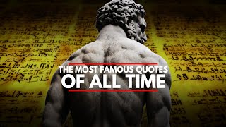 🔥TOP 180 Famous Quotes to Always Remember [upl. by Ahsilam]