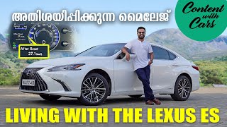 One month with the Lexus ES 300h  Content with cars  Malayalam Review [upl. by Idnib]