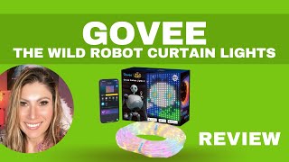 GOVEE x The Wild Robot Curtain Lights 2 REVIEW [upl. by Minette]