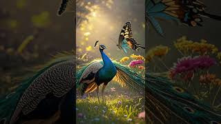 peacock edition ai animalhybrid animalfusion peacock shortvideo [upl. by Grati]