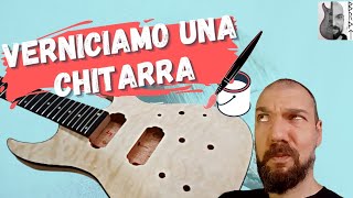 Verniciare una CHITARRA ELETTRICA Kit Fai da te Parte 4 [upl. by Bonner167]