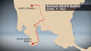 Bataan Death March map [upl. by Miun]