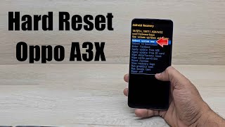 Hard Reset Oppo A3x 4G  Factory Reset Remove PatternLockPassword How to Guide [upl. by Anrapa981]