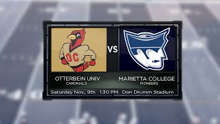 Otterbein vs Marietta College 11919 [upl. by Grizelda]