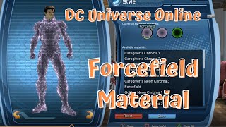 DCUO Forcefield Material Dc Universe Online [upl. by Nelda709]