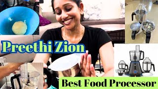 Preethi Zion Mixer Grinder  Best Food Processor Best Atta kneader unboxing review [upl. by Eindys]