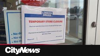 London Drugs closes stores in Western Canada due to ‘cybersecurity incident’ [upl. by Leinaj]