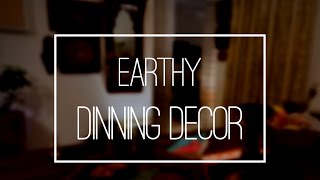 Dinning area tour inside Arshi’s home  earthy decor dinning decor [upl. by Arad]