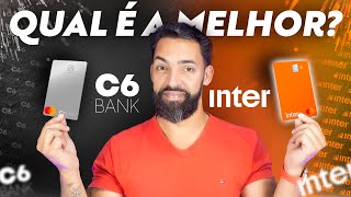 Banco Inter OU C6 Bank QUAL É A MELHOR CONTA DIGITAL [upl. by Nnawtna]